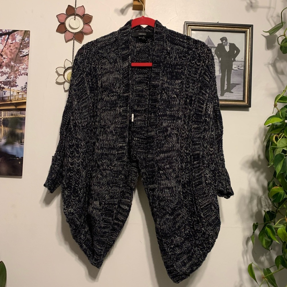 Split Back Batwing Cardigan